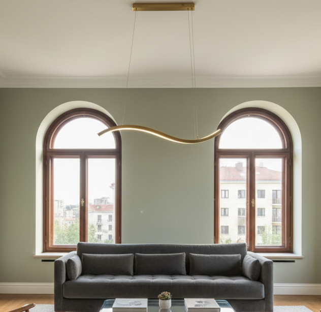Led Sarkıt Avize Dalgalı Lineer VonaLight VN 54062 