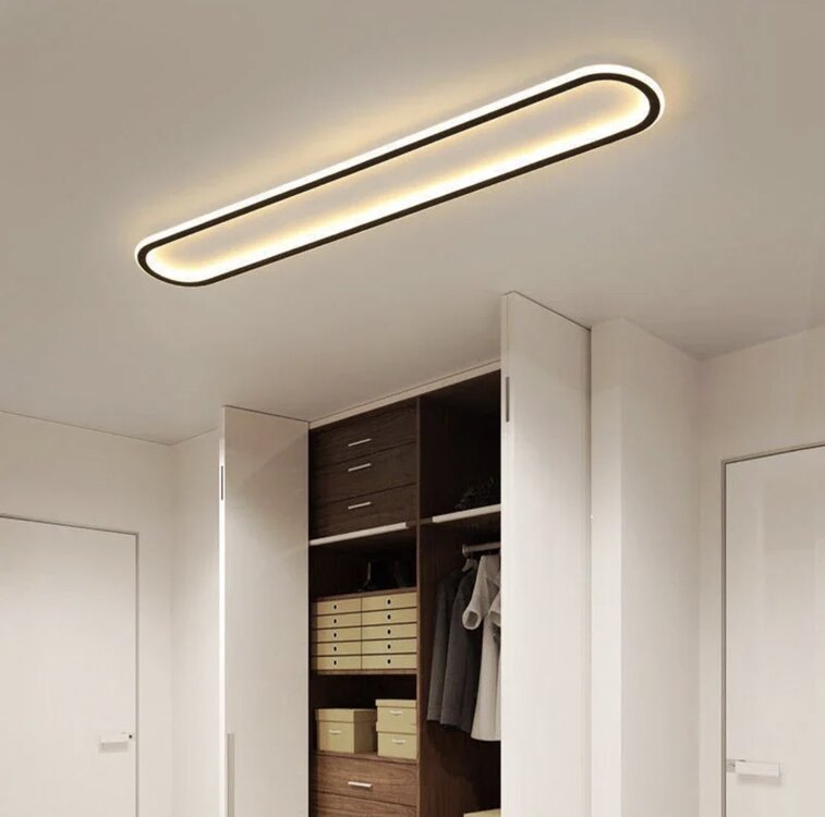 ELİPS PLAFONYER LED AVİZE 16x60 cm
