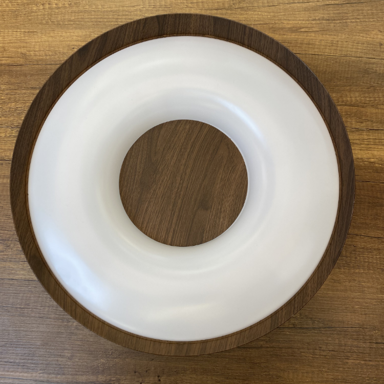 VONA_3Işık LED Ceviz Görünümlü Plafonyer Çap.50cm