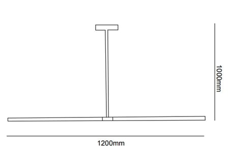 VonaLight Lineer Led Sarkıt Avize