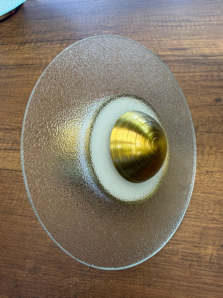 VONA_ Gold Eskitme 3000K Dokulu Cam LED Duvar Aplik Pilli Değildir!!! Adet Fiyatıdır!!