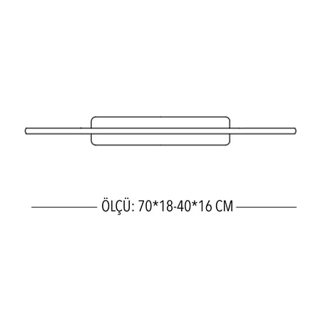 VonaLight Davul Model Led Plafonyer