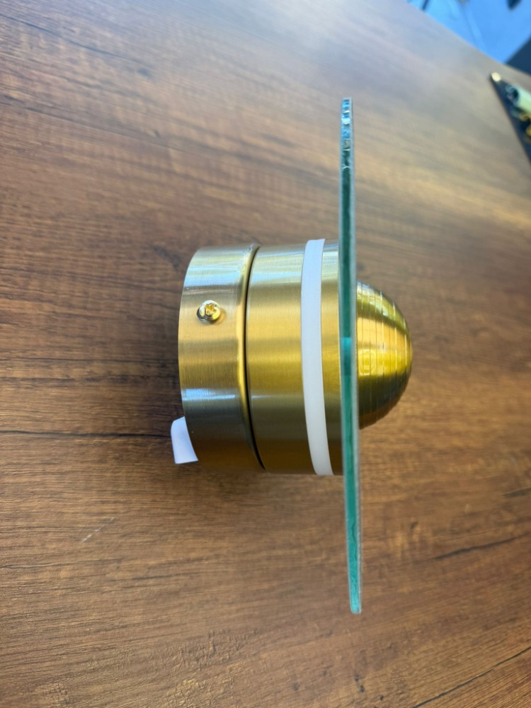 VONA_ Gold Eskitme 3000K Dokulu Cam LED Duvar Aplik Pilli Değildir!!! Adet Fiyatıdır!!