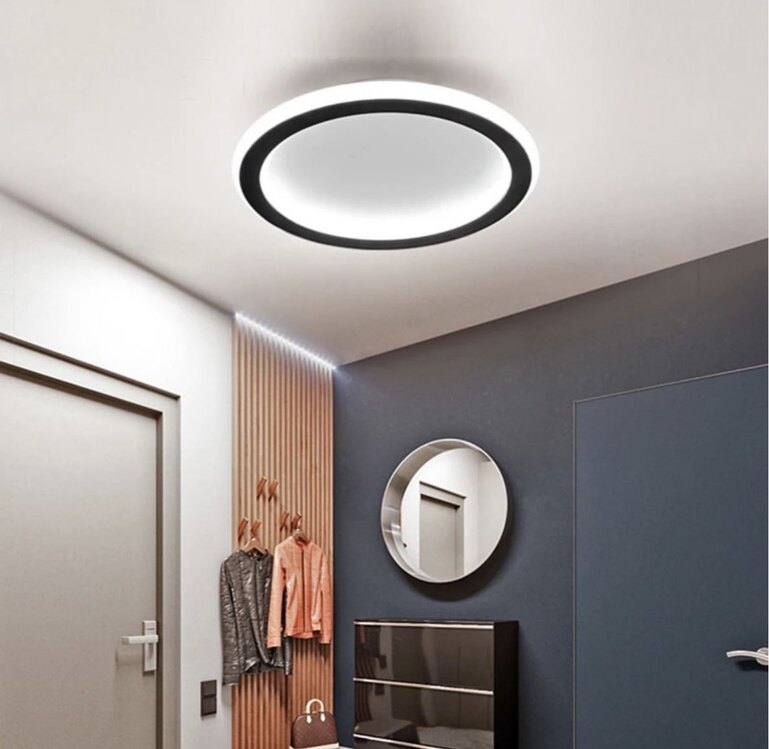 PLAFONYER LED AVİZE İÇE DIŞA IŞIKLI 30 ÇAP