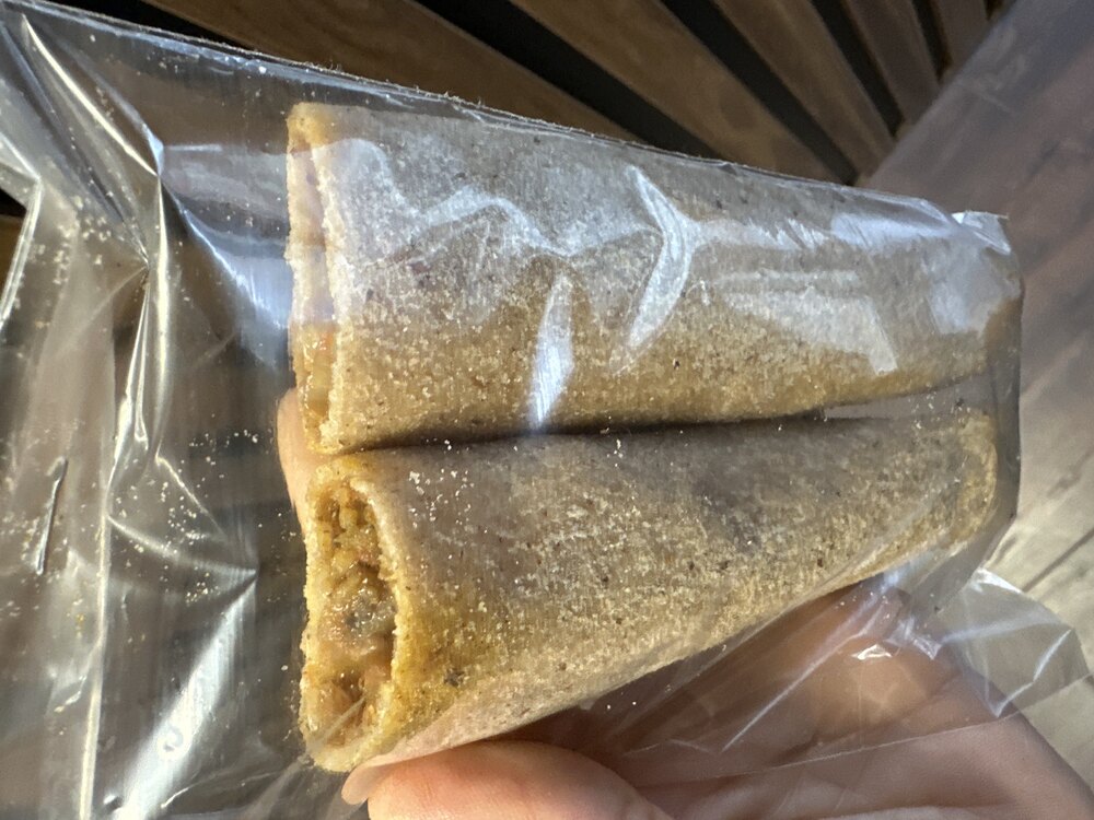 Vegan patlıcanlı pide(2 adet)