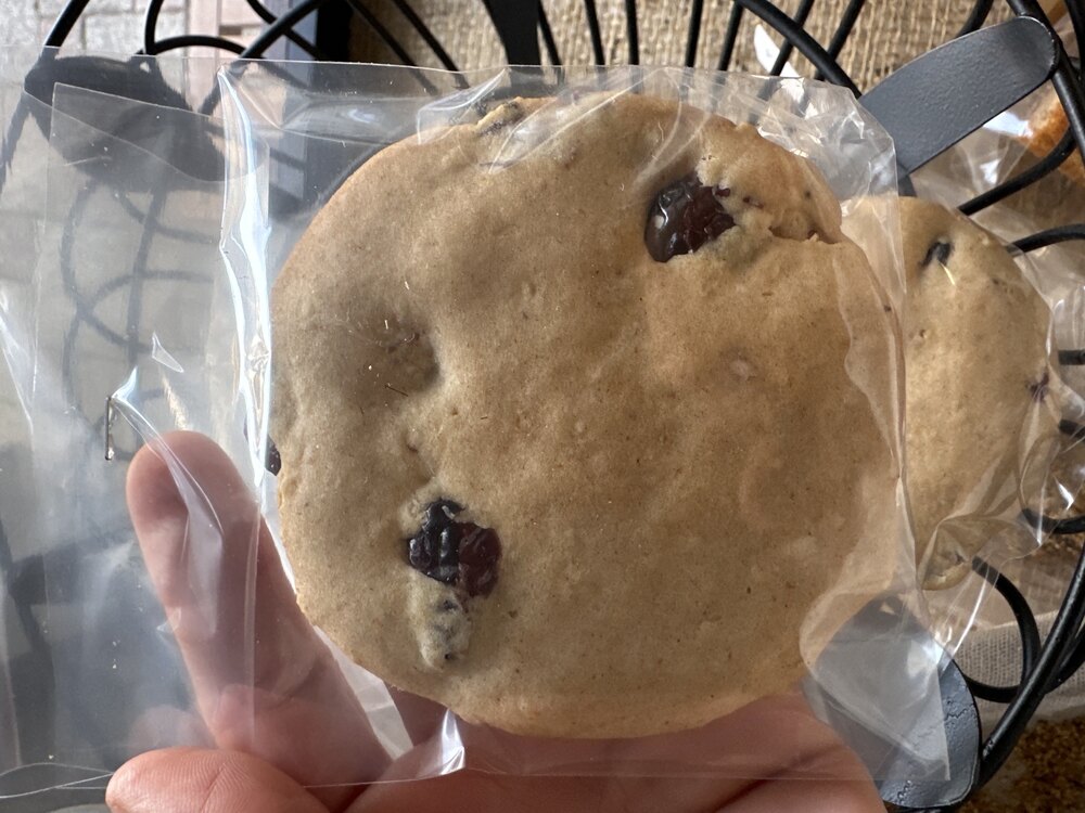 Üzümlü limonlu fındıklı Cookies(2 adet)