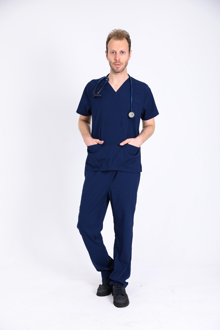 Classic Comfort Serisi Erkek Scrubs - Lacivert