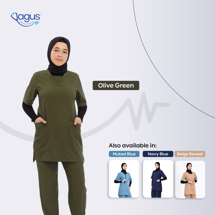 Tesettürlü Kısa Kol Classic Comfort Serisi Kadın Uniforma