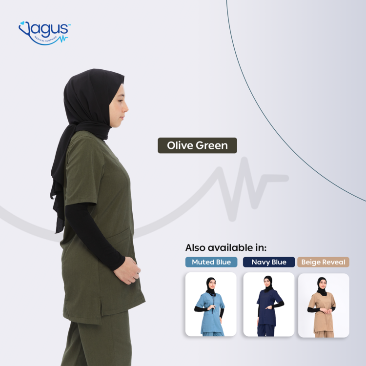 Tesettürlü Kısa Kol Classic Comfort Serisi Kadın Uniforma