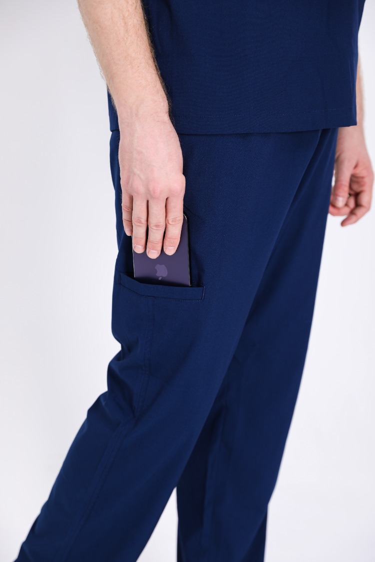 Classic Comfort Serisi Erkek Scrubs - Lacivert