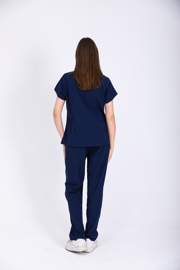 Classic Comfort Serisi Kadin Scrubs - Lacivert