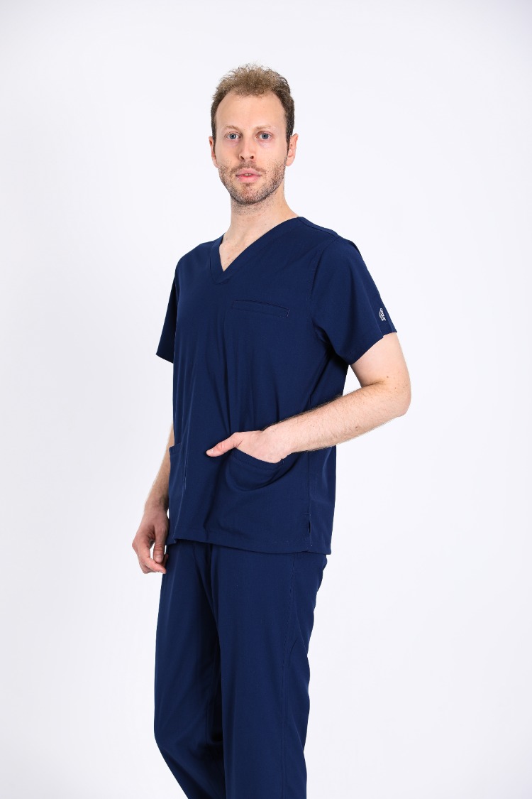 Classic Comfort Serisi Erkek Scrubs - Lacivert