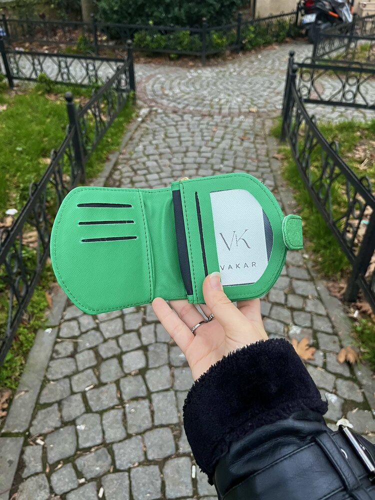 VAKAR BASKILI KARTLIKLI CÜZDAN