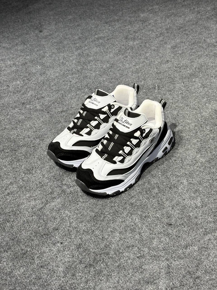 SKECHERS D’LİTES BEYAZ SİYAH