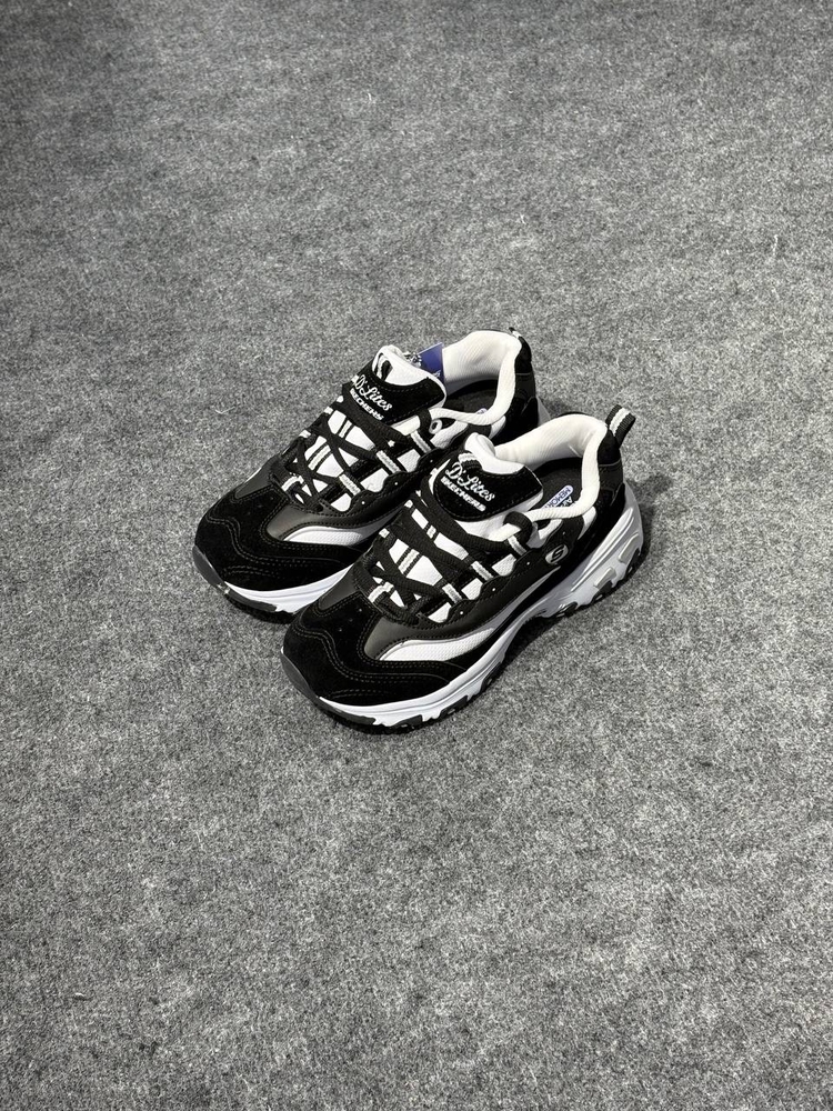 SKECHERS D’LİTES SİYAH BEYAZ
