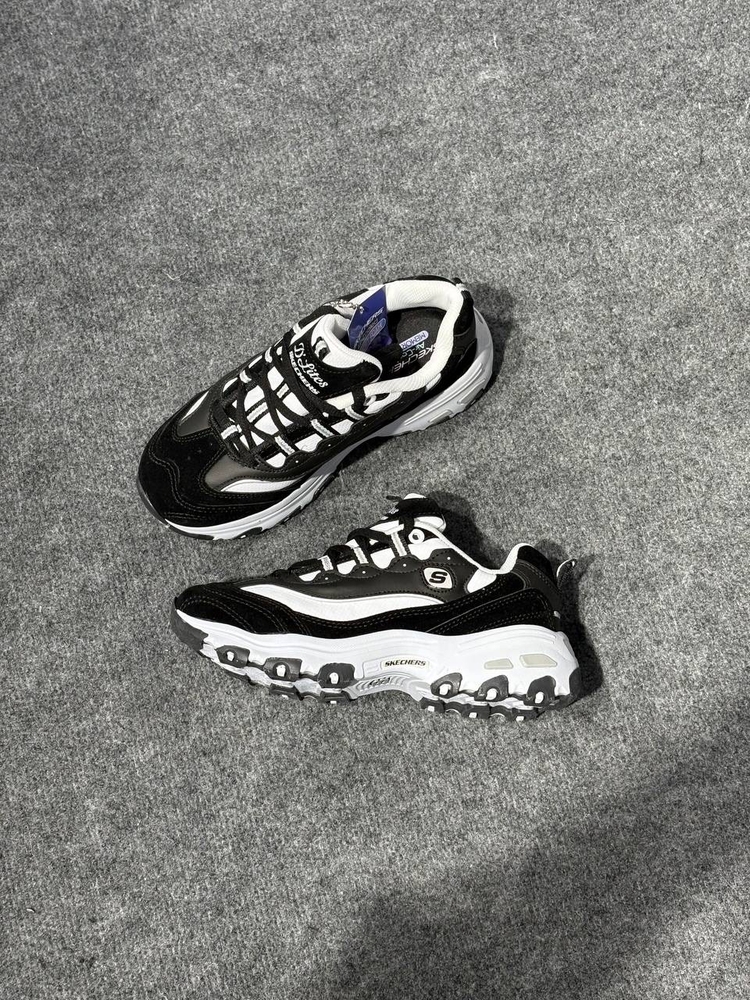 SKECHERS D’LİTES SİYAH BEYAZ