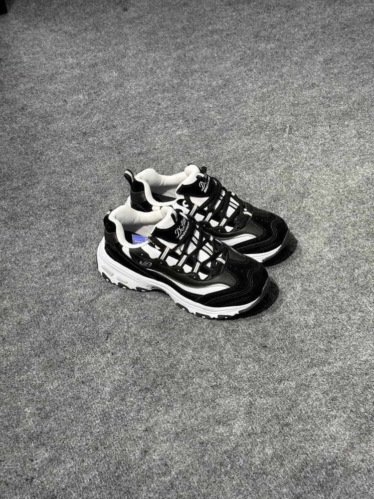 SKECHERS D’LİTES SİYAH BEYAZ