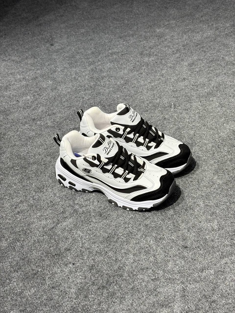 SKECHERS D’LİTES BEYAZ SİYAH