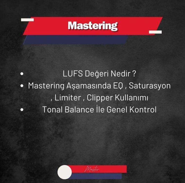 Vokal Mix , Mastering Eğitimi (Videolu Anlatım)