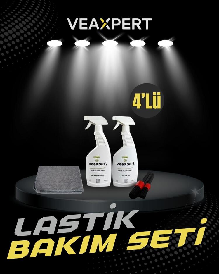 4 PARÇA LASTİK BAKIM SETİ