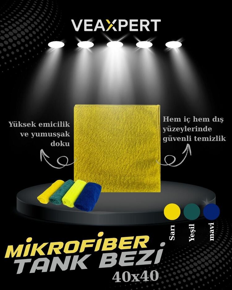 40*40 MİKROFİBER TANK BEZİ