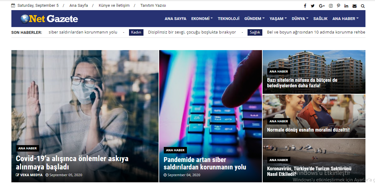 Net Gazete Haber sitemizde tanıtım yazınızı yayınlıyoruz