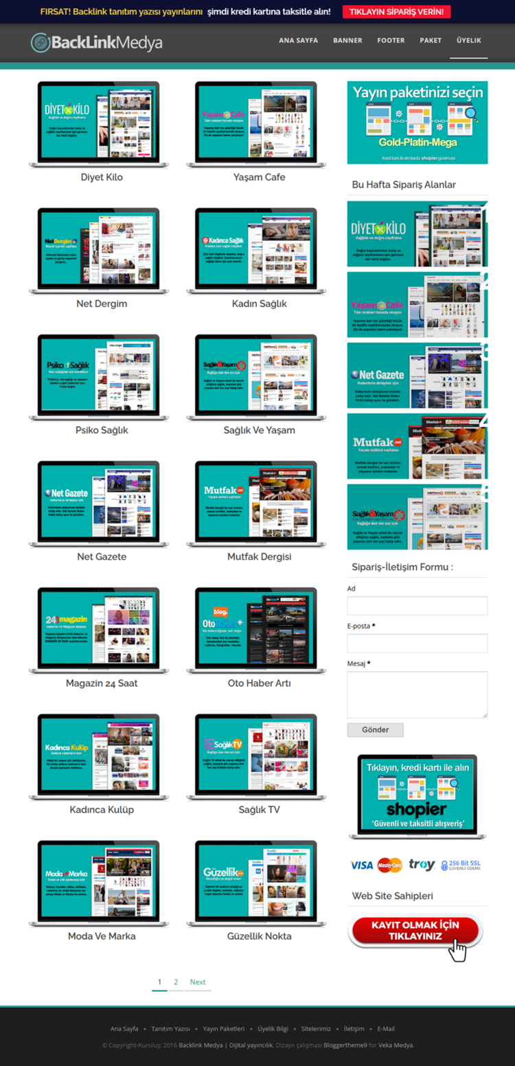 Footer Link Reklam