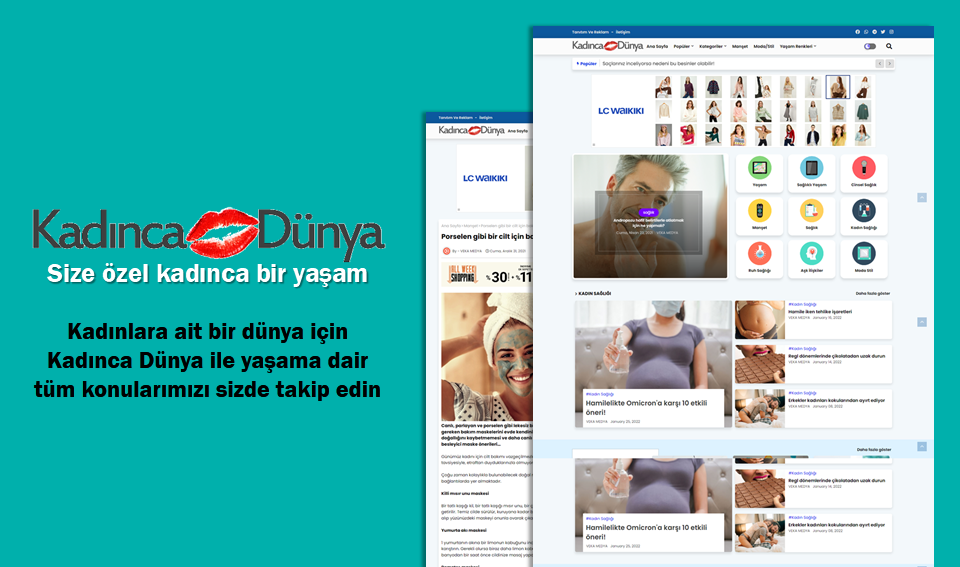 Kadınca Dünya sitemizde tanıtım yazılarınızı yayınlıyoruz 