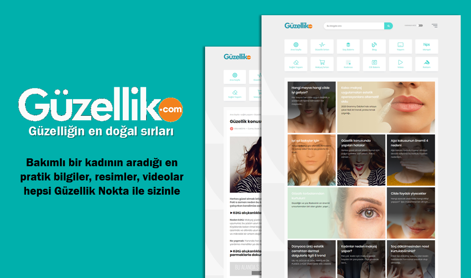 Güzellik Nokta.com sitemizde tanıtım yazınızı yayınlıyoruz