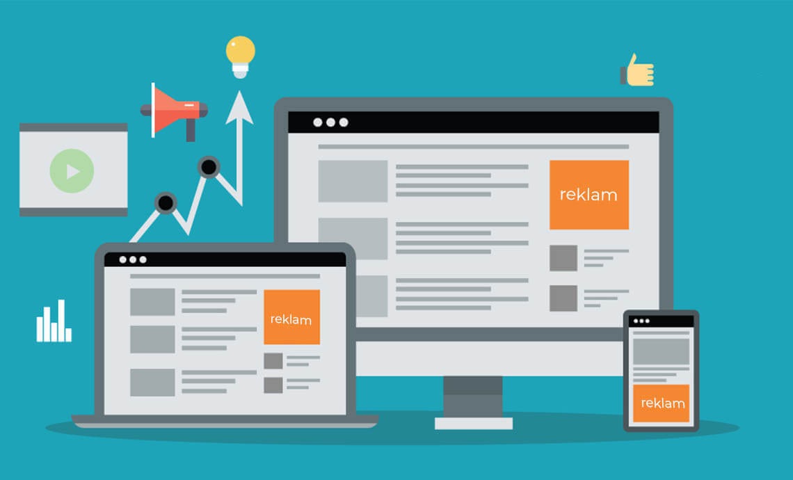 13 adet sitede banner reklam yayını