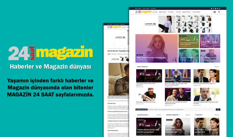 Magazin 24 saat sitemizde tanıtım yazısı yayınlıyoruz