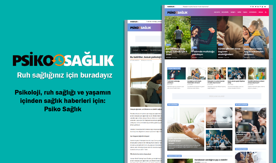 Psiko Sağlık sitemizde tanıtım yayını