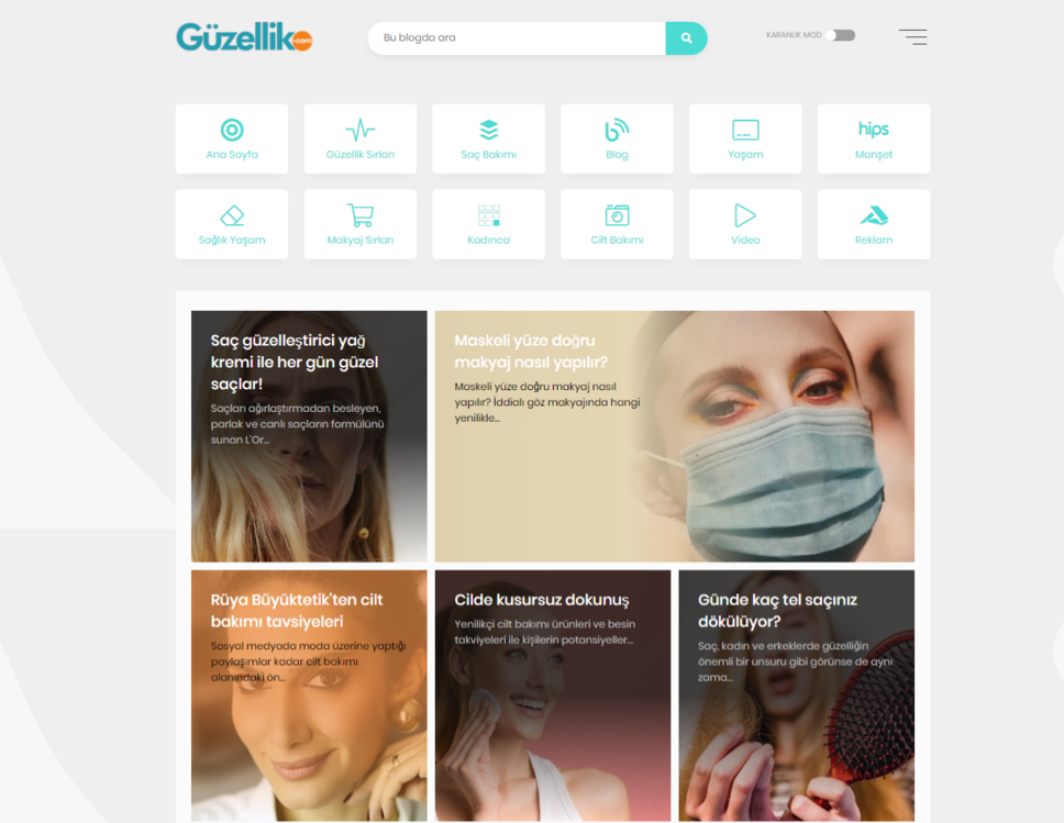 Güzellik Nokta.com sitemizde tanıtım yazınızı yayınlıyoruz