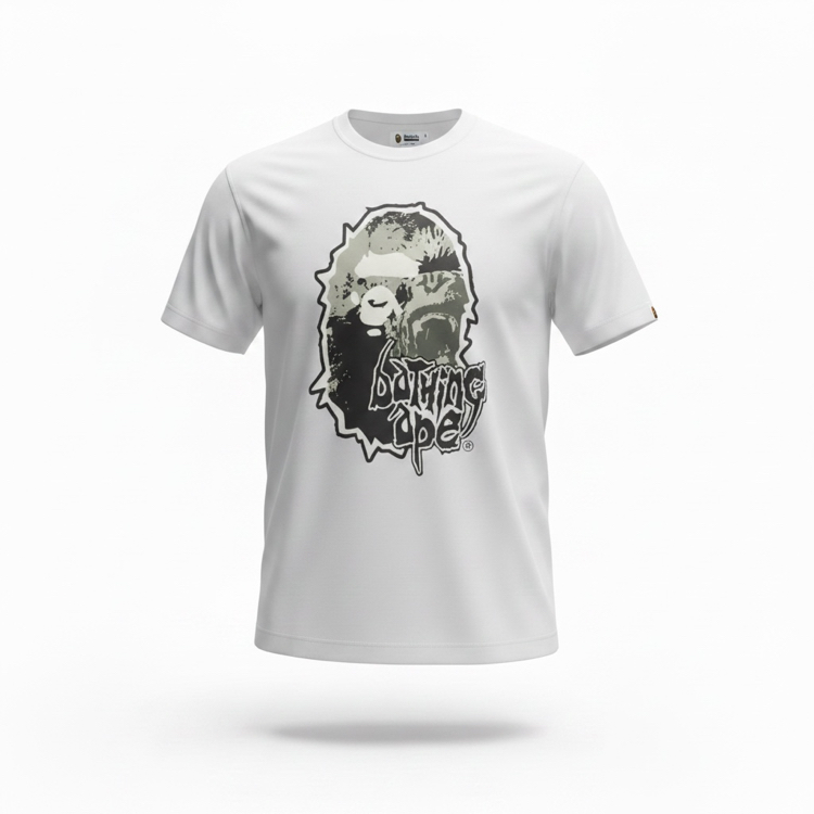 Bape tişört Beyaz