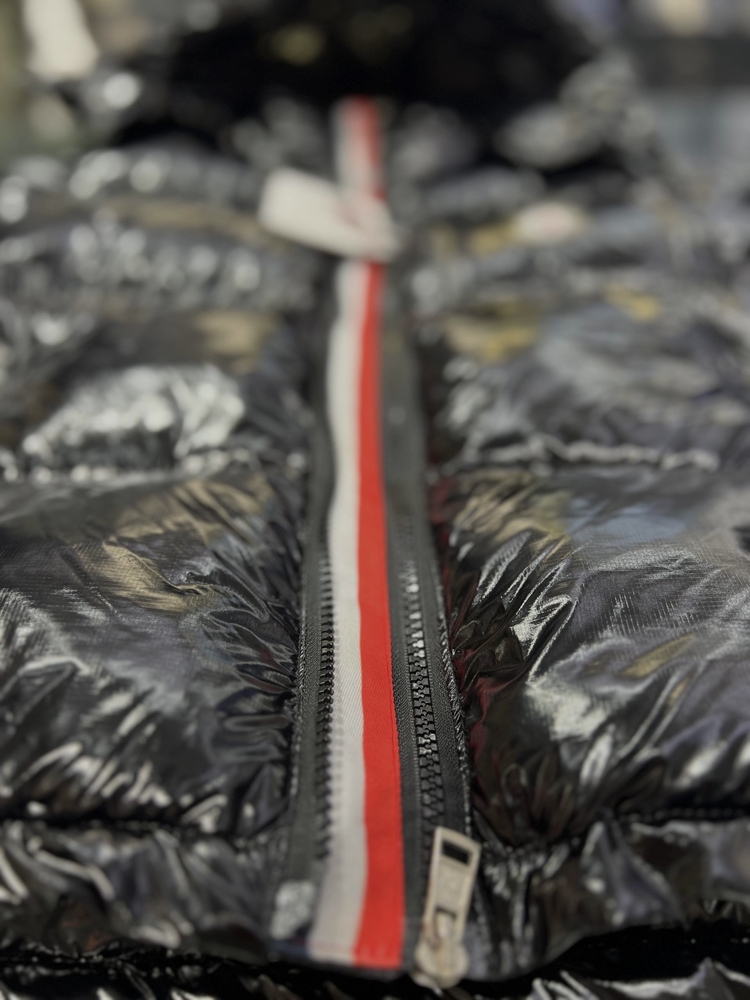 Moncler parlak mont siyah