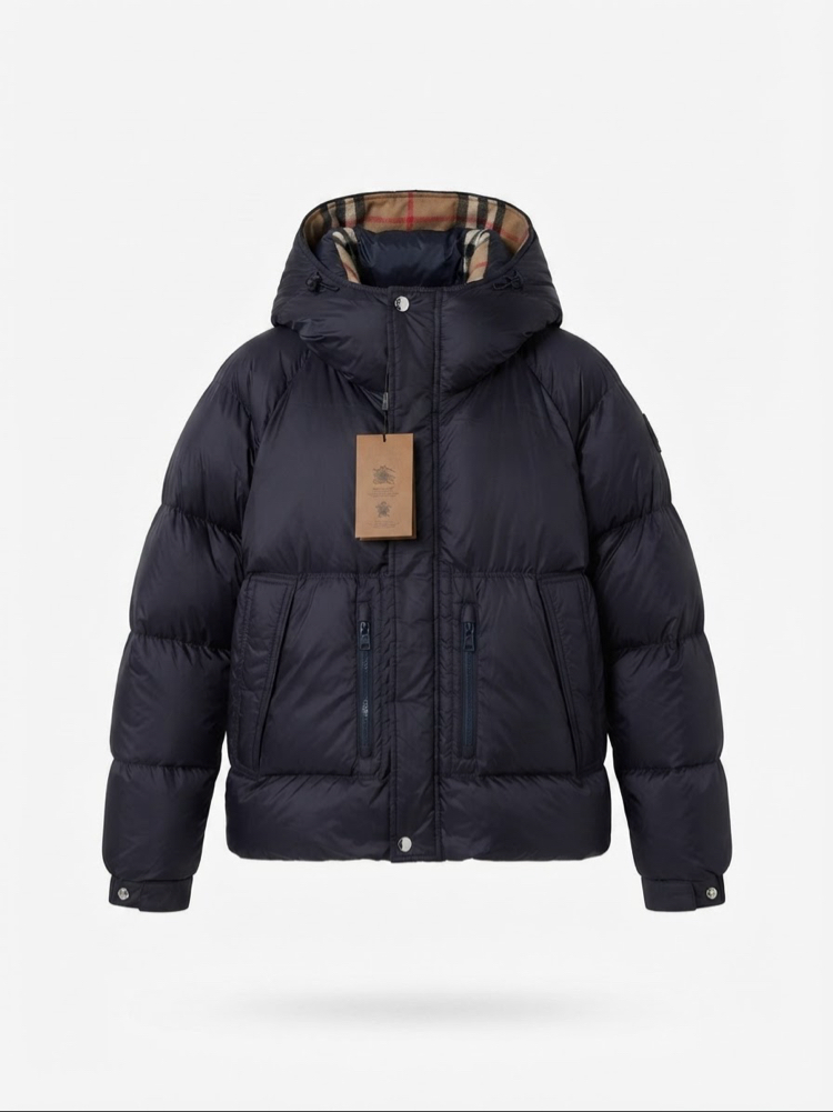 Burberry lacivert puffer