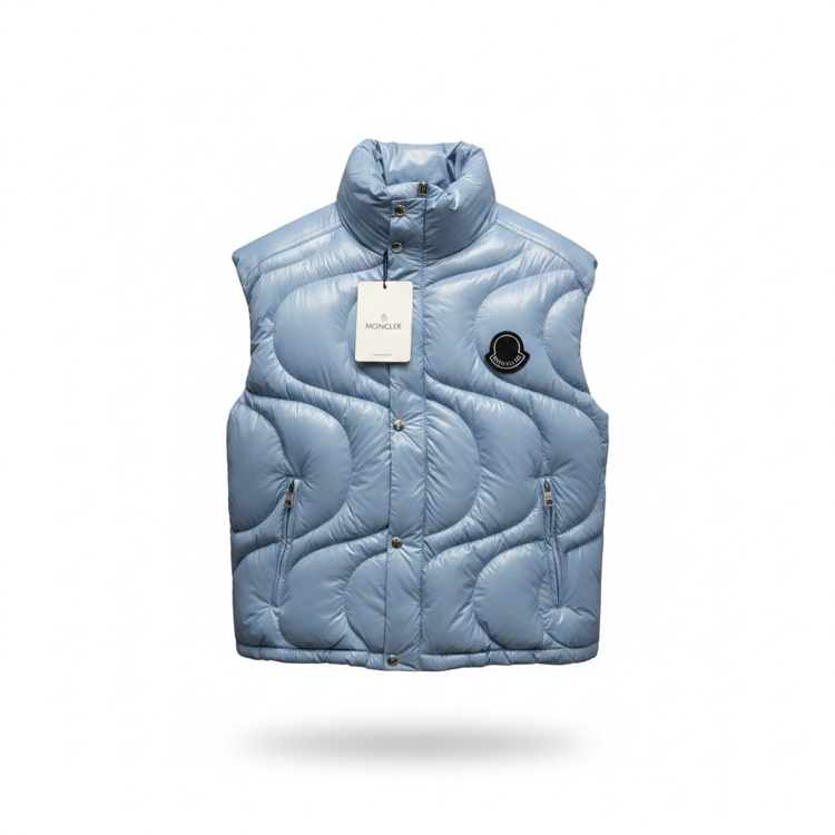 MONCLER baby blue yelek