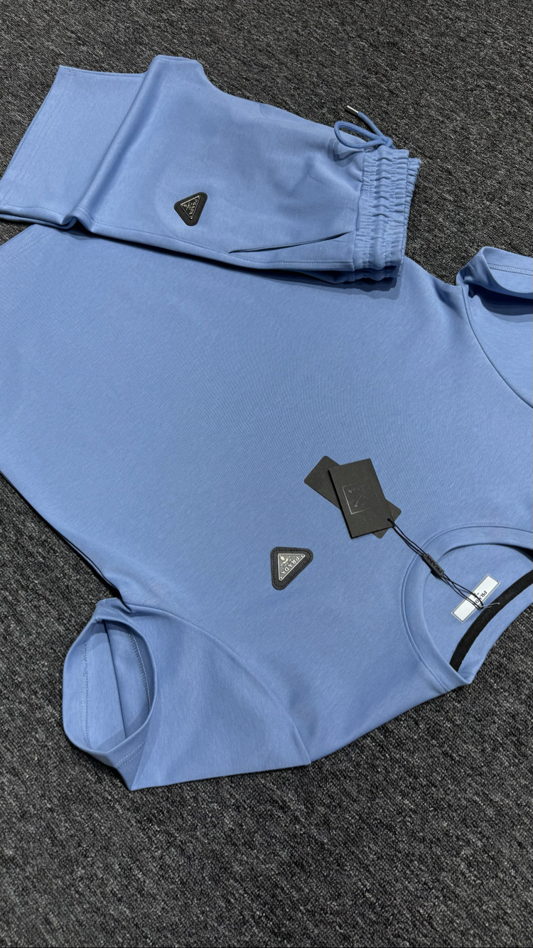 Prada şort takım BABY BLUE