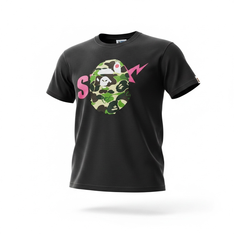 Bape tişört Siyah