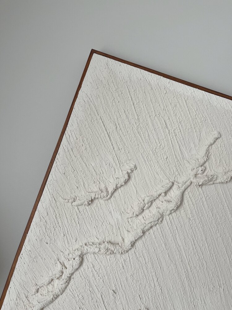 Ocean No:2 Dokulu Tablo Tek (70x100cm ahşap çerçeveli) 