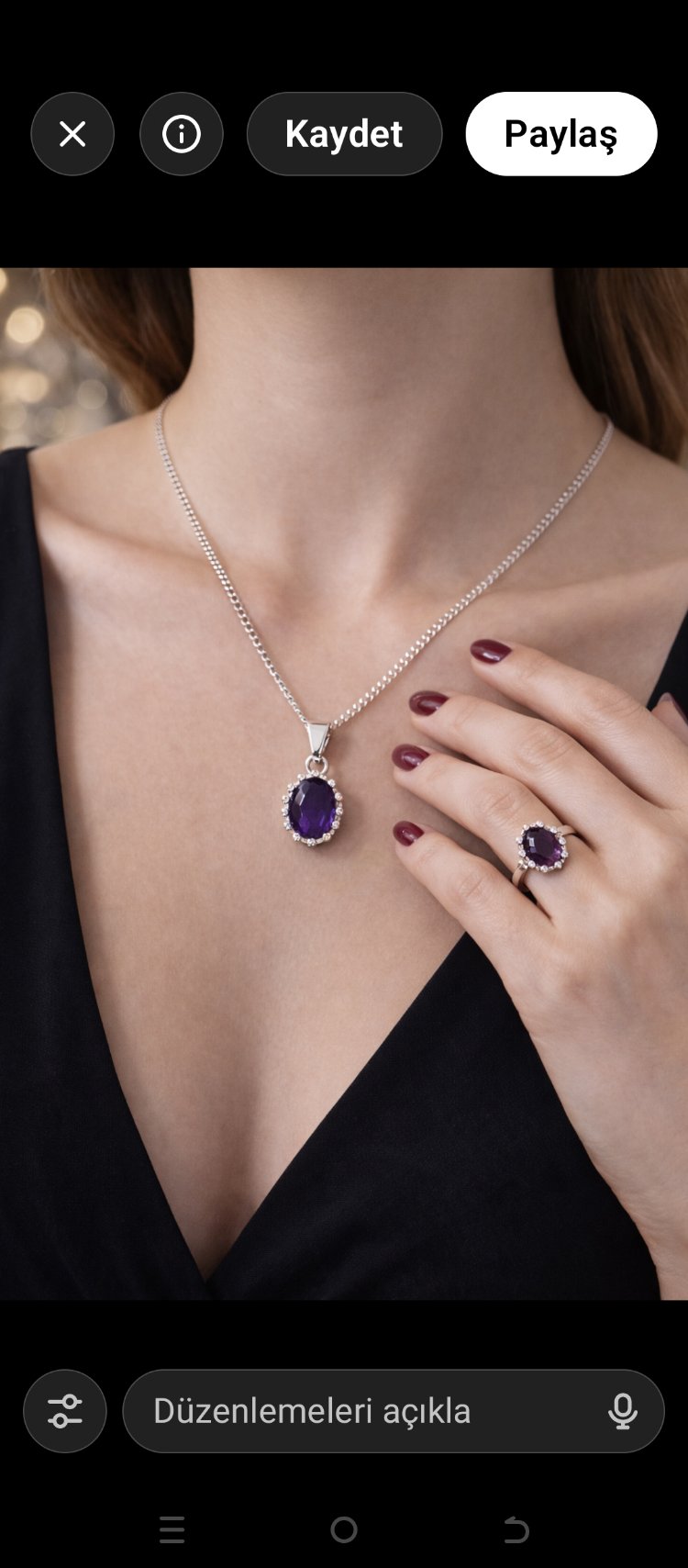 Hand made,925 ayar gümüş set