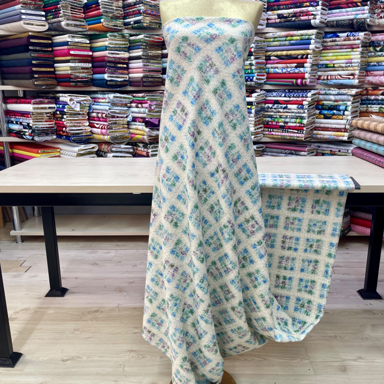 Özel Desenli Şanel 150 cm (60") Kışlık Kumaş