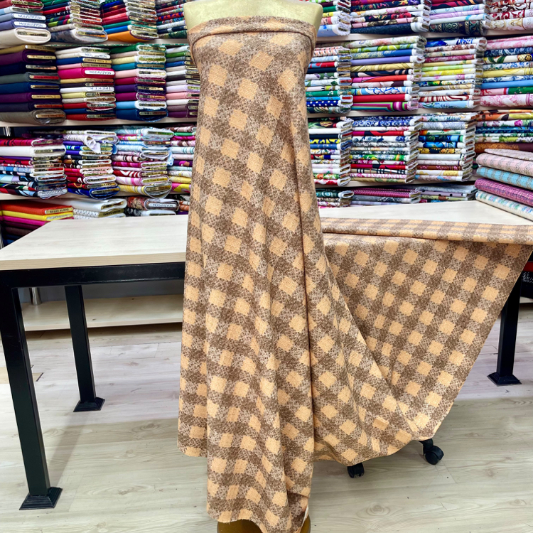 Özel Desenli Şanel 150 cm (60") Kışlık Kumaş