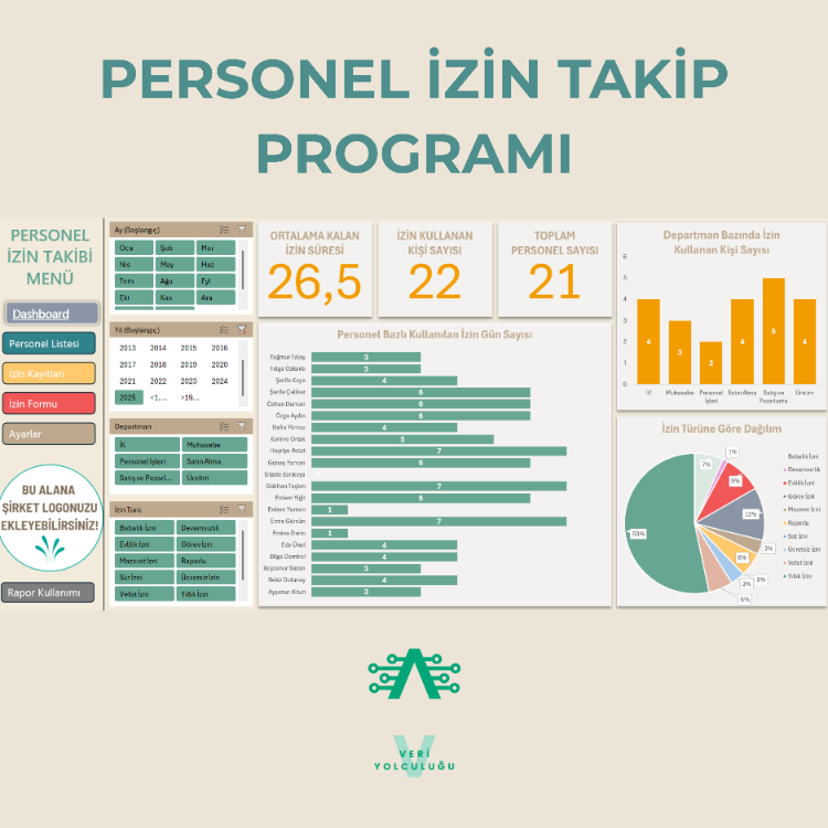 Excel'de Personel İzin Takip Programı