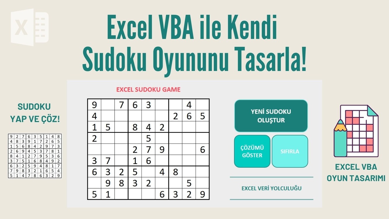Excel VBA ile Sudoku Oyunu Çalışması
