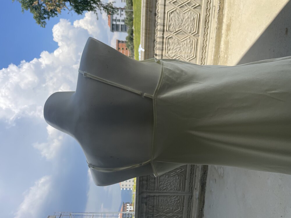 Vintage Saten Maxi Gecelik - L 