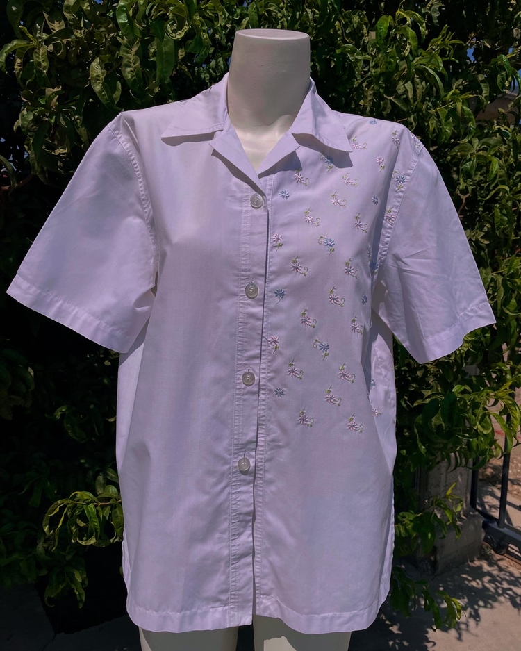 Vintage Çiçekli Gömlek / L-XL 