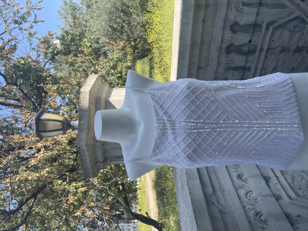Vintage İşlemeli Bluz - M