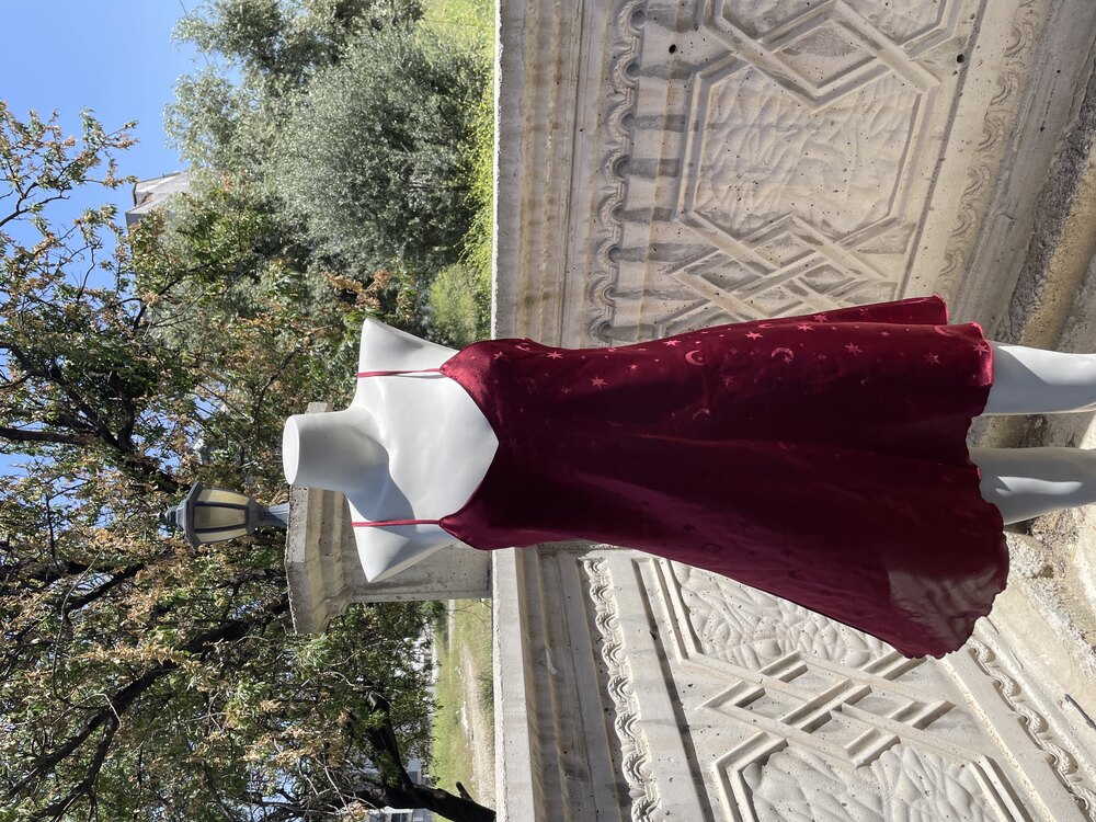 Vintage Bordo Gecelik - M 
