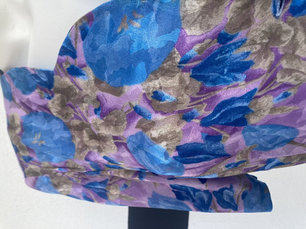 Vintage Kalp Yaka Bluz
